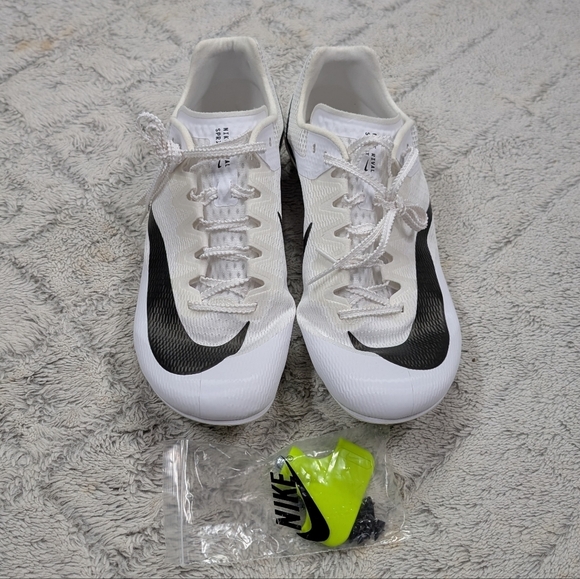 Nike Zoom Rival Sprint White Track Field Sprinting Spikes Mens Sz 11.5 main image 7